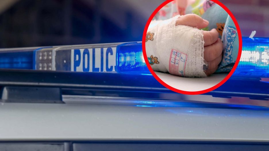 Dziecko trafiło do szpitala. Kobieta i jej partner zostali zatrzymani