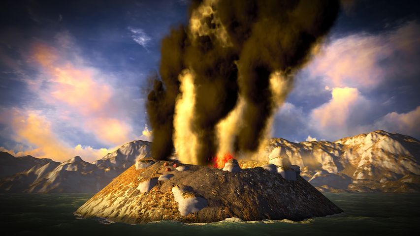Erupcja wulkanu to wydobycie magmy na powierzchnię Ziemi