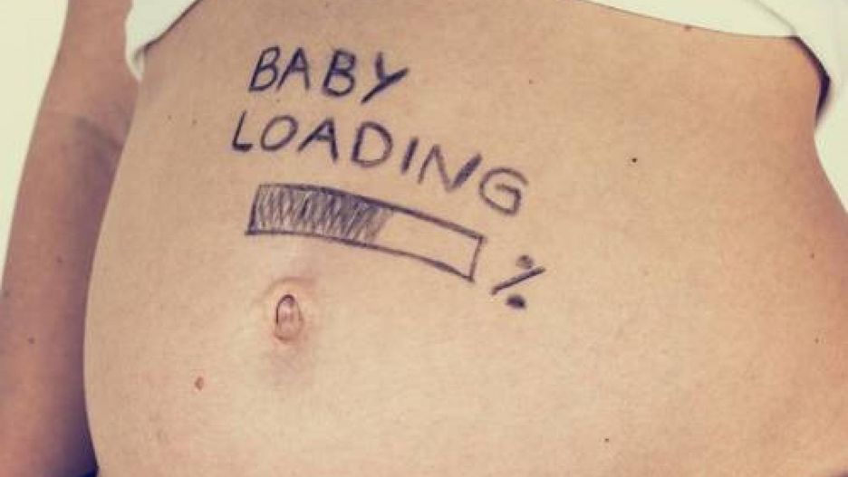 Opadający brzuch w ciąży