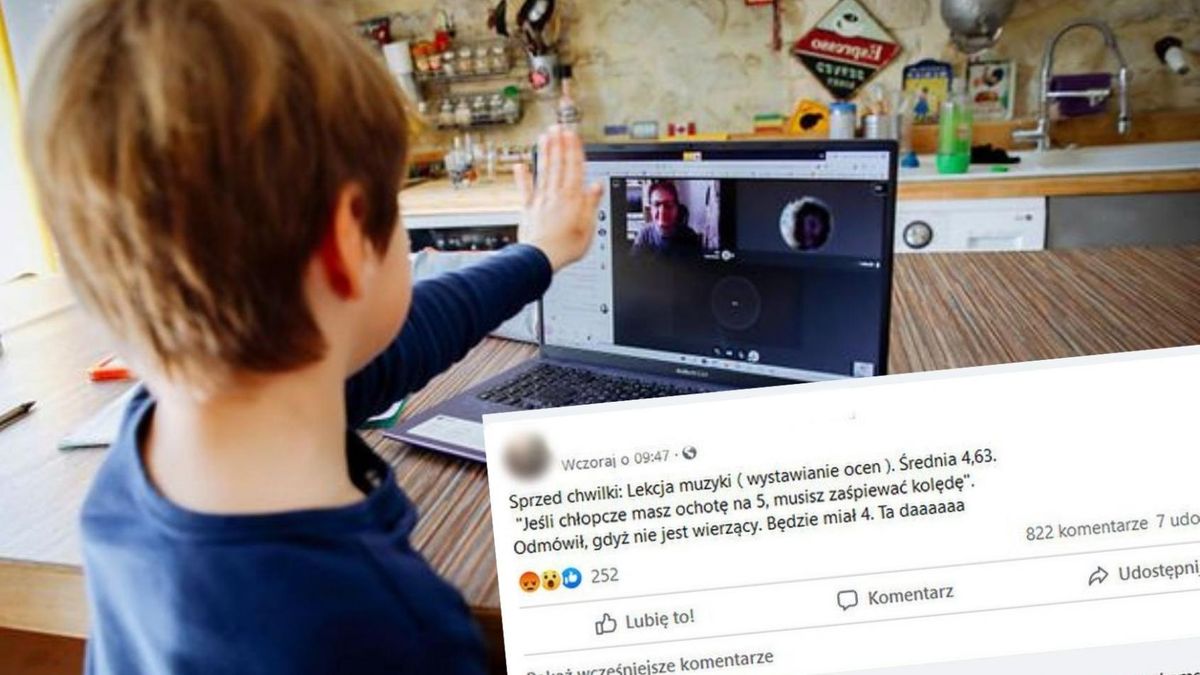 Chłopiec odmówił publicznego śpiewania