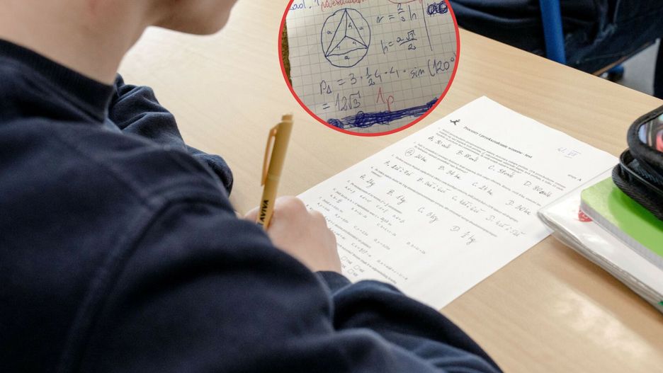 Uczeń myślał, że nikt nie zauważy. Nauczycielka rozpoznała, że ściągał