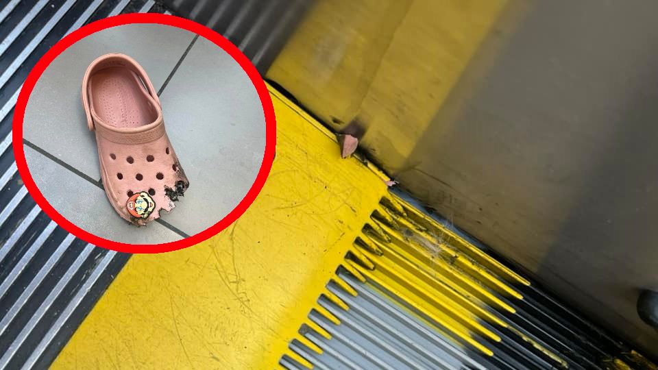 Matka przeżyła chwile grozy. Wszystko przez ruchome schody