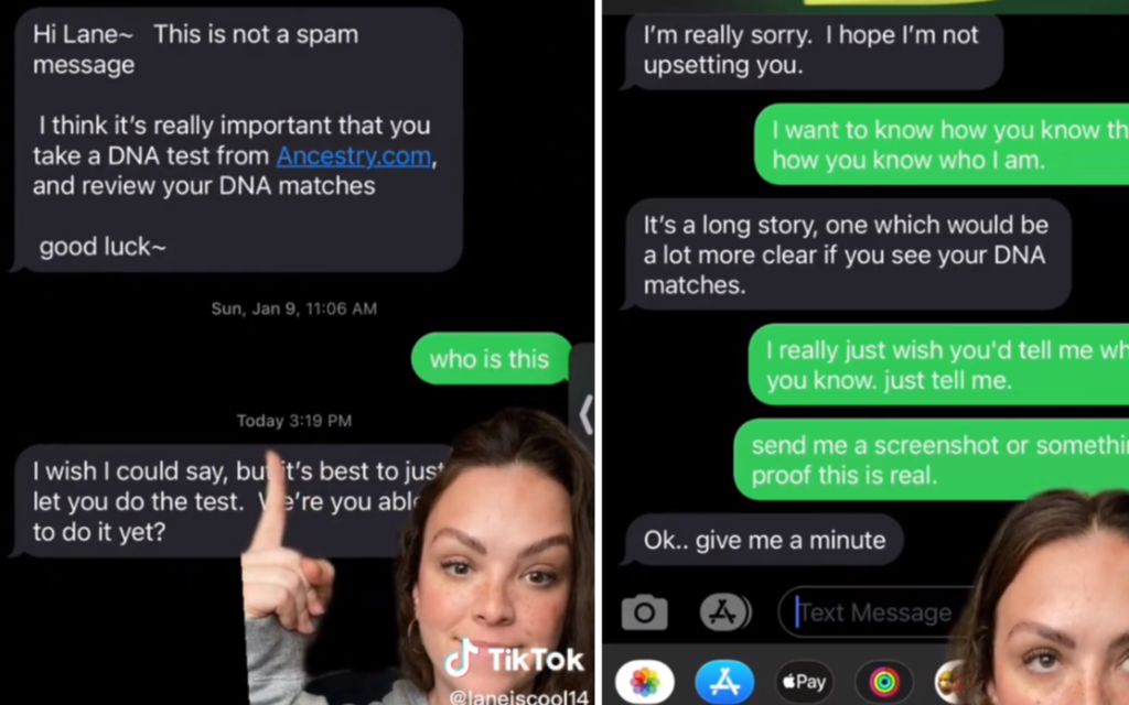 Lane opublikowała historię na TikToku