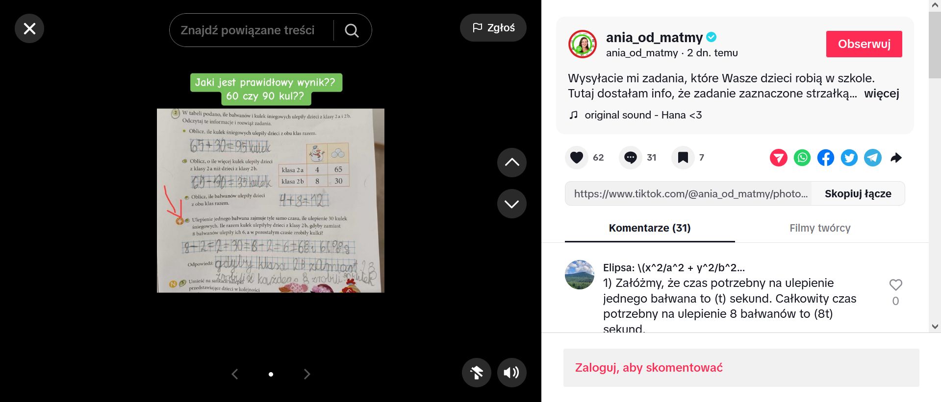 Kontrowersyjne zadanie dla uczniów z podstawówki 