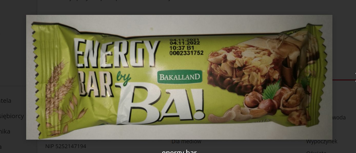 GIS: Popularne batony wycofane 