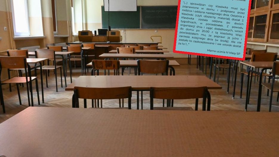 Mama jest zbulwersowana zachowaniem nauczycielki. "Ja powinnam dostać tę jedynkę"