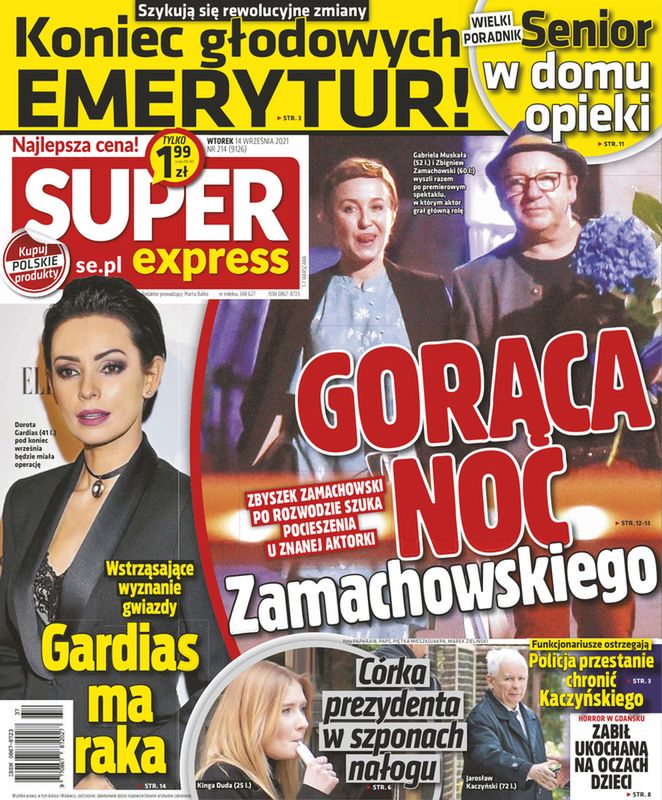 Kinga Duda na okładce Super Expressu