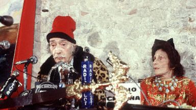 Salvador Dail i Gala w 1980 roku