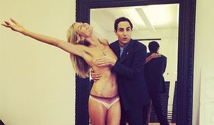 Heidi Klum promuje "Project Runway"  topless!