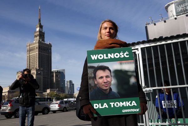 Aktywista Greenpeace Tomasz Dziemianczuk najprawdopodobniej już w piątek wyjdzie na wolność