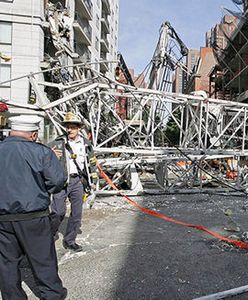 Zawalił się dźwig i zabił 2 osoby, 2 ranił