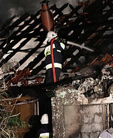 Samolot uderzył w dom