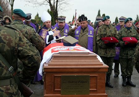 Pochowano sierż. Andrzeja Filipka, który zginął w Iraku