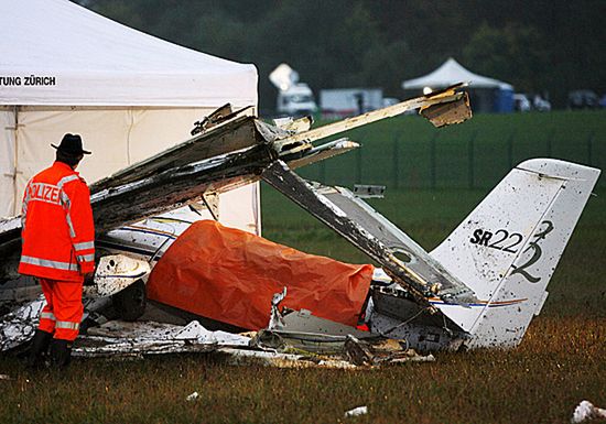 Katastrofa polskiej awionetki w Szwajcarii - 2 osoby zginęły, 2 ciężko ranne