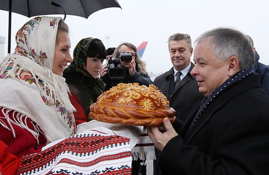L.Kaczyński na obchodach pamięci ofiar Wielkiego Głodu