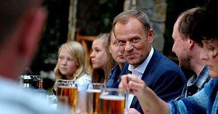 Donald Tusk w Bieszczadach
