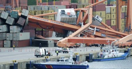 Wypadek promu Stena Line w Gdyni