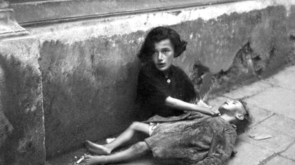 Scena z ulicy warszawskiego getta