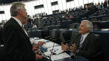 Jerzy Buzek i Tadeusz Zwiewka