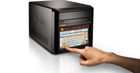 Miniaturowy komputer z dotykowym ekranem LCD