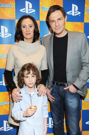 Krzysztof Ibisz i Anna Nowak-Ibisz z synem Vincentem w 2012 roku