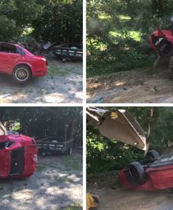 Georgia: zniszczył córce auto warte 40 tys. złotych, bo wygłupiała się w nim z chłopakiem