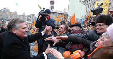 "Juszczenko ma szanse, by wykorzystać entuzjazm Ukraińców"
