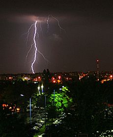 Gwałtowne burze nad Polską