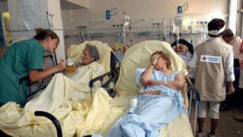 Francuskie szpitale przeżywały oblężenie