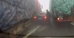 #dziejesiewmoto [346]: o włos od tragedii, krewki sprawca i gorąca pizza na autostradzie