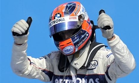 "Kubica ma za sobą wspaniały weekend"