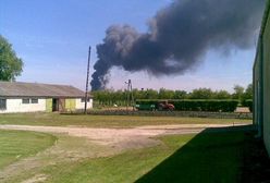Wielki pożar pod Warszawą - unosi się toksyczny dym