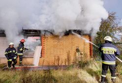 Pożar sklepu w Legnicy