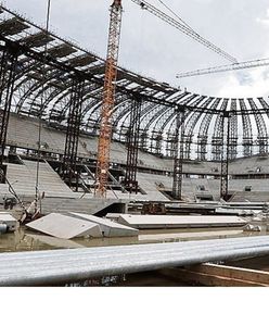 Ostatni dźwigar zajechał na PGE Arenę Gdańsk