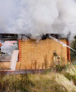 Pożar sklepu w Legnicy