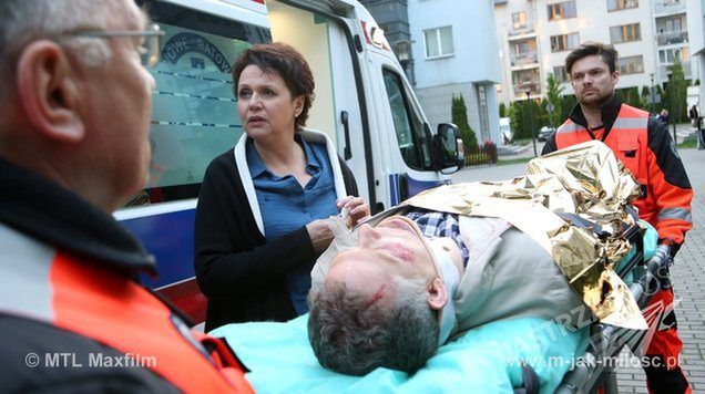 Artur (Robert Moskwa), Marysia (Małgorzata Pieńkowska) w 1154 odcinku ''M jak miłość''
Fotografia: mjakmilosc.tvp.pl