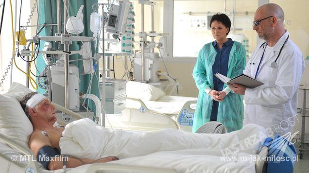 Artur (Robert Moskwa), Marysia (Małgorzata Pieńkowska) w 1154 odcinku ''M jak miłość''
Fotografia: mjakmilosc.tvp.pl