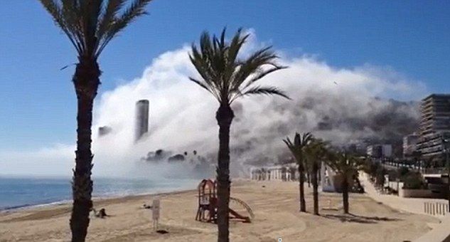Hiszpania - wyjątkowe zjawisko na plaży w Alicante