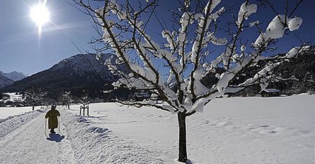 Śnieżna zima w Niemczech