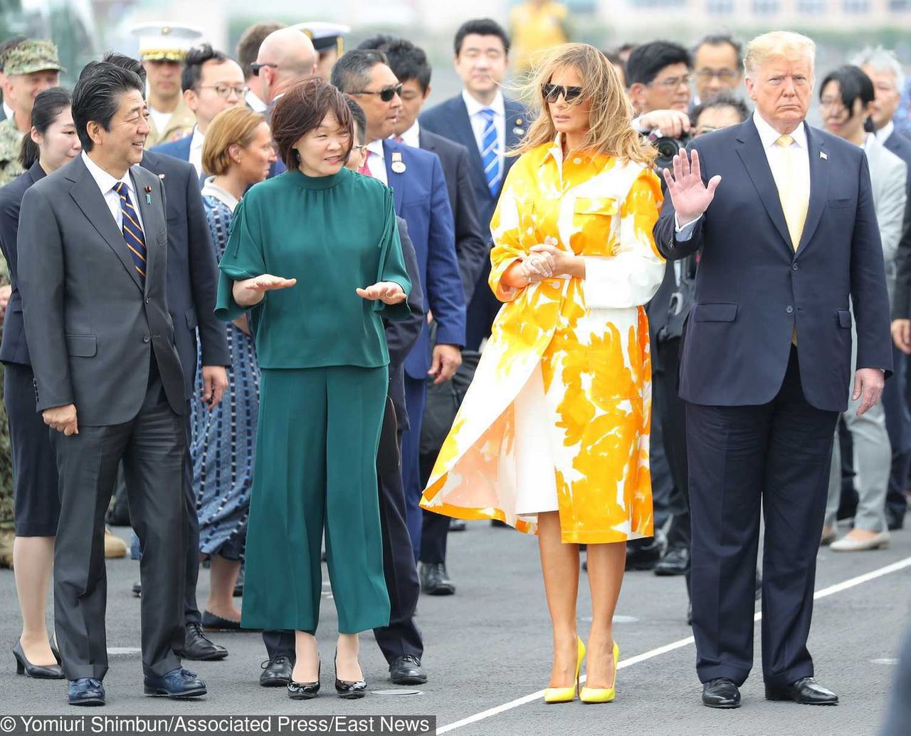 Melania Trump podczas wizyty w Japonii