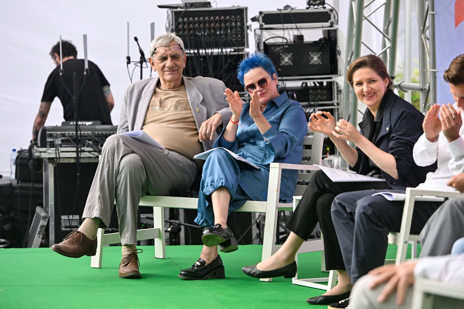 Katarzyna Figura, Wiktor Zborowski, Urszula Grabowska - Imieniny Jana Kochanowskiego fot.AKPA
