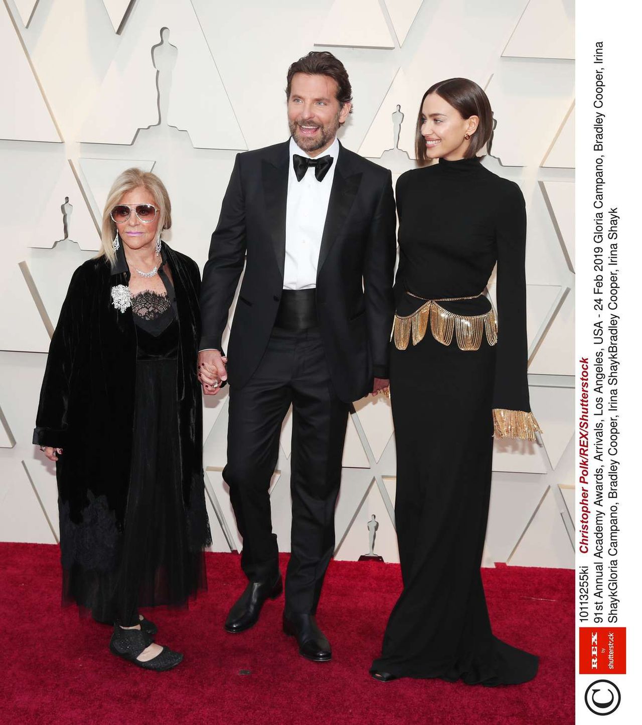 Gloria Campano, Bradley Cooper i Irina Shayk – Oscary 2019