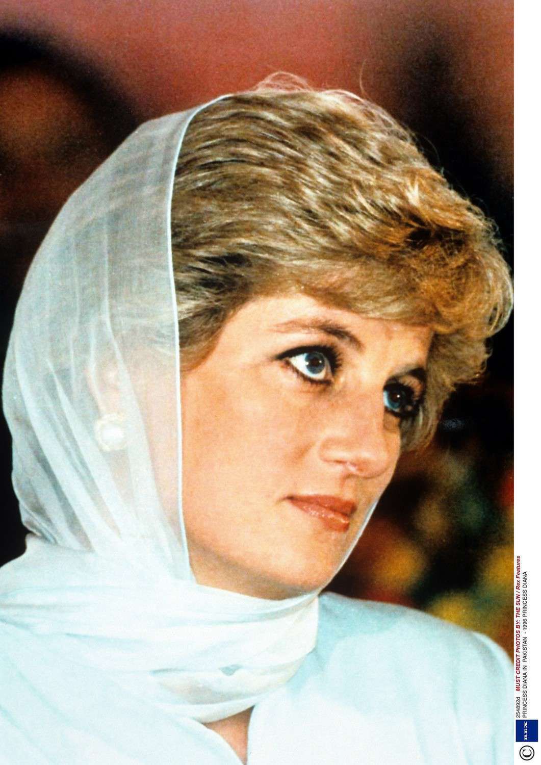Księżna Diana w Pakistanie w 1996 roku