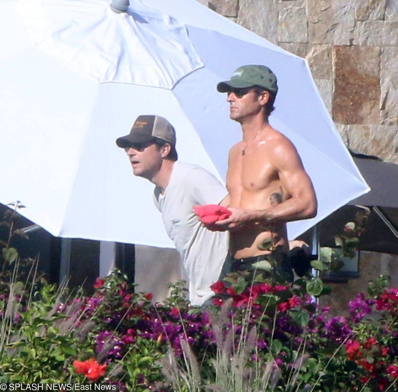 Justin Theroux na wakacjach z Jennifer Aniston