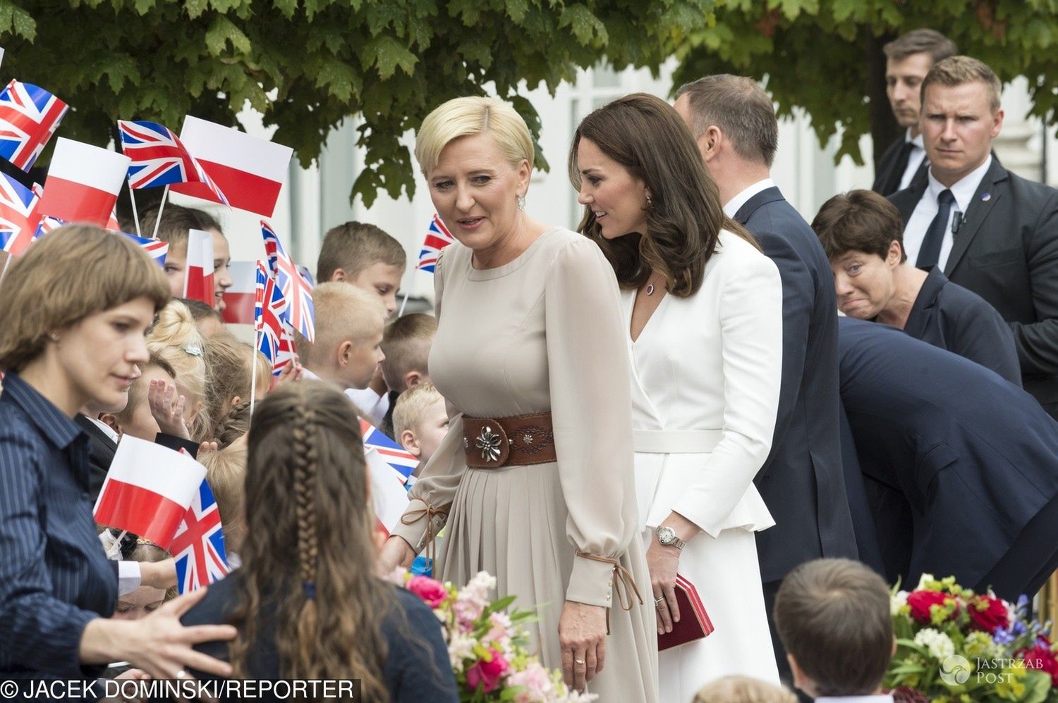 Agata Duda z księżną Kate - która wyglądała lepiej?