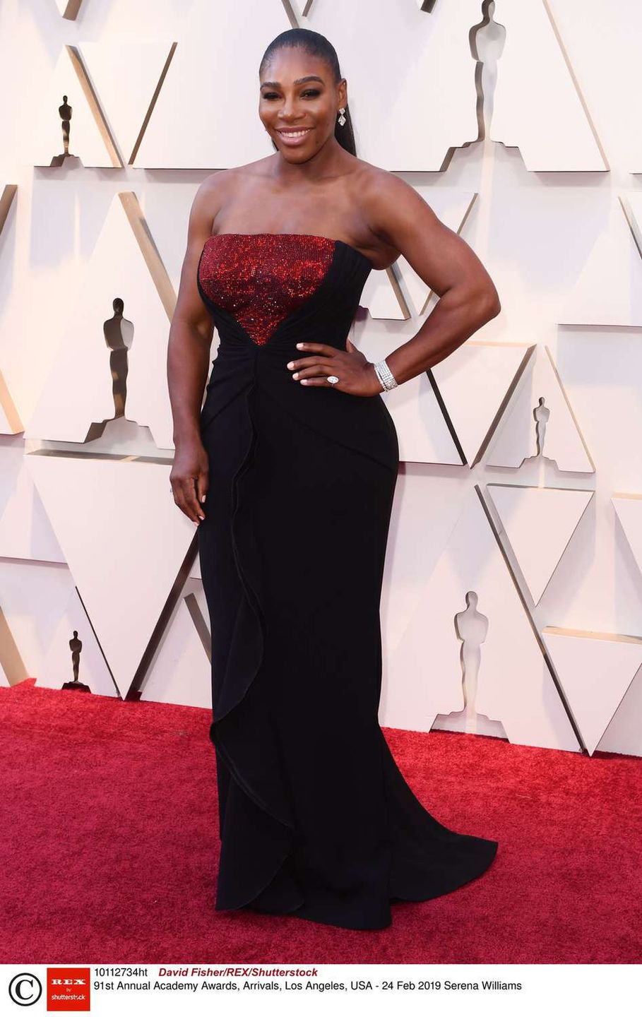 Serena Williams – Oscary 2019, kreacja: Armani Prive