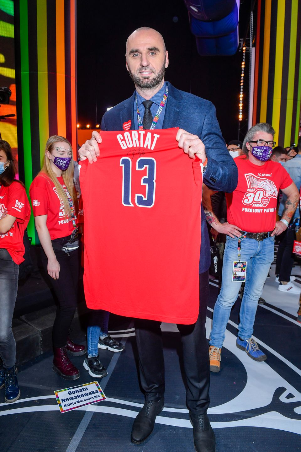 Marcin Gortat - 30. finał WOŚP - Warszawa | fot. AKPA