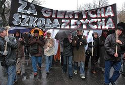 Protest nauczycieli: zero tolerancji dla Giertycha