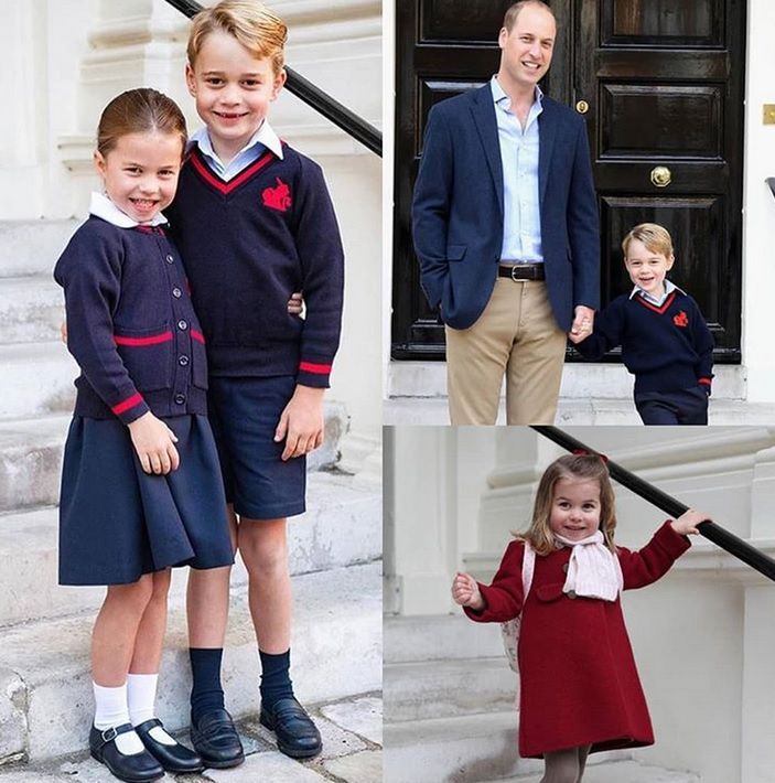 George i Charlotte chodzą do tej samej prestiżowej szkoły Thomas's Battersea.