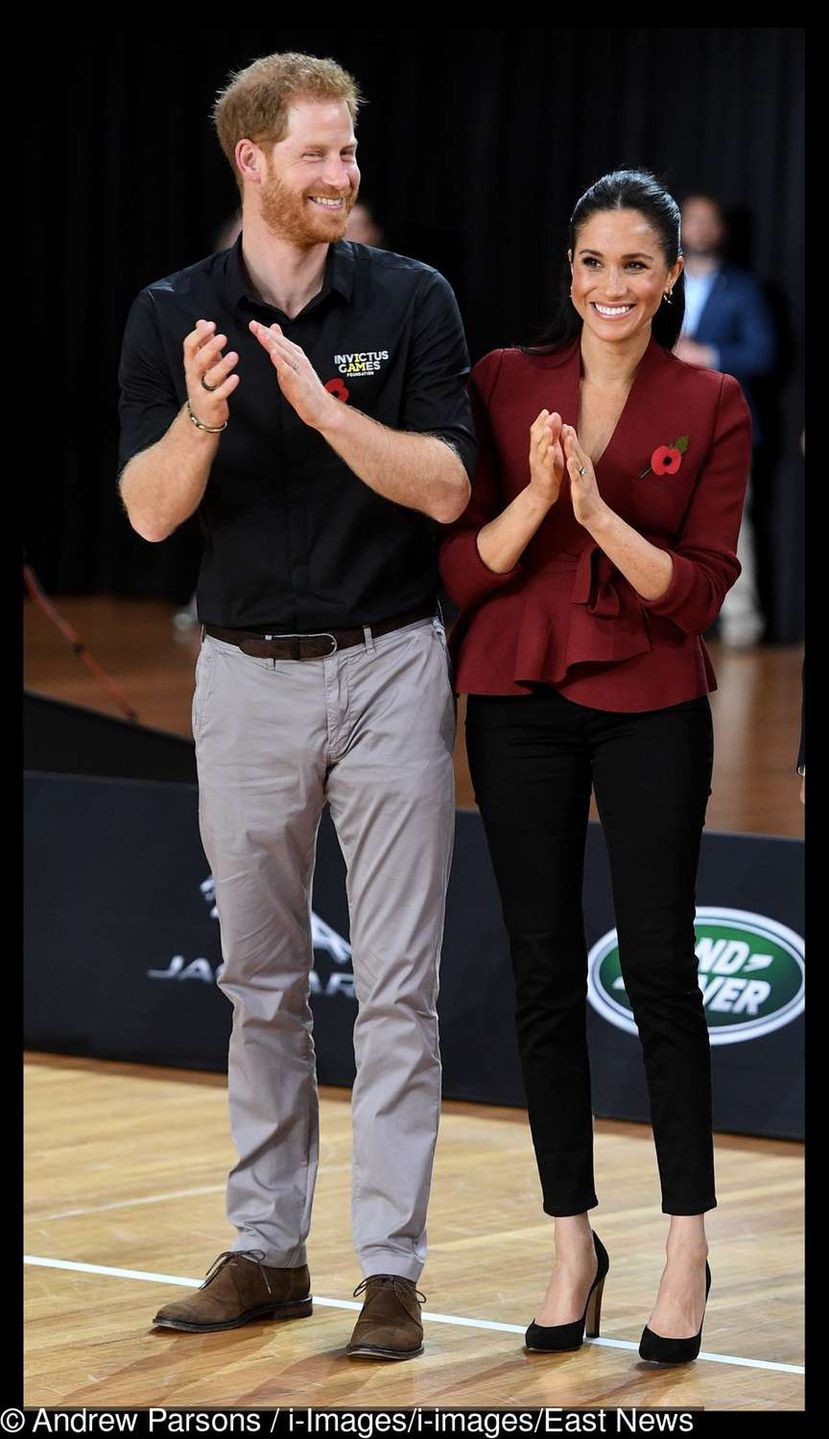 Meghan Markle i książę Harry na gali Invictus Games 2018 w Australii